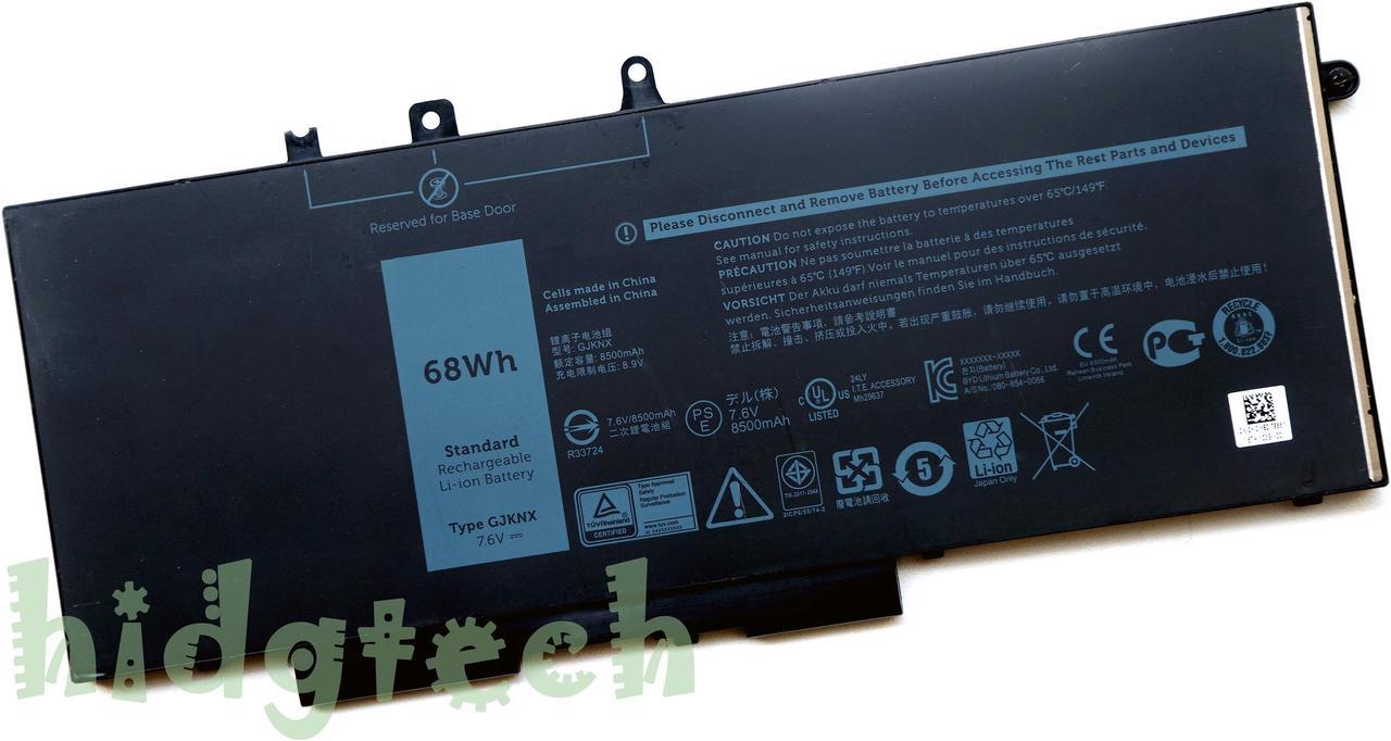 GJKNX New Genuine 68Wh Battery for Latitude 5280 5480 5490 5580 5590 Precision 3520 Series 21CP6/55/74-2