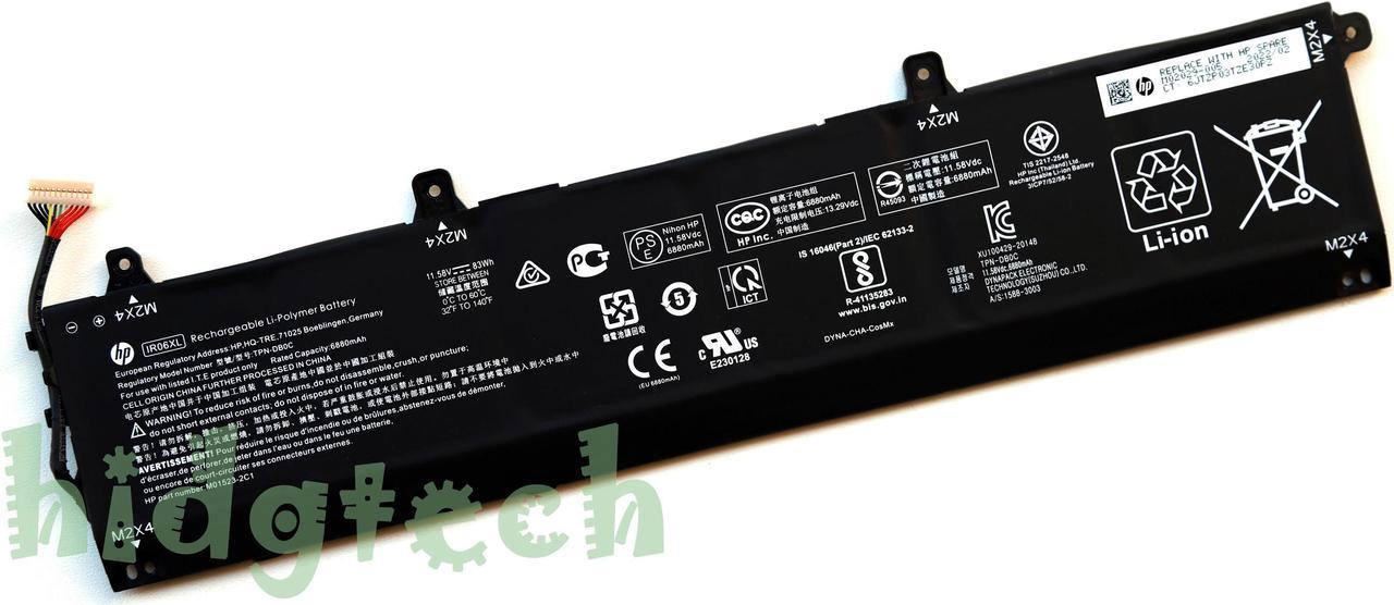 New Genuine IR06XL IR06083XL Battery for HPZBook Power G7 TPN-DB0C M01523-2C1 M02029-005