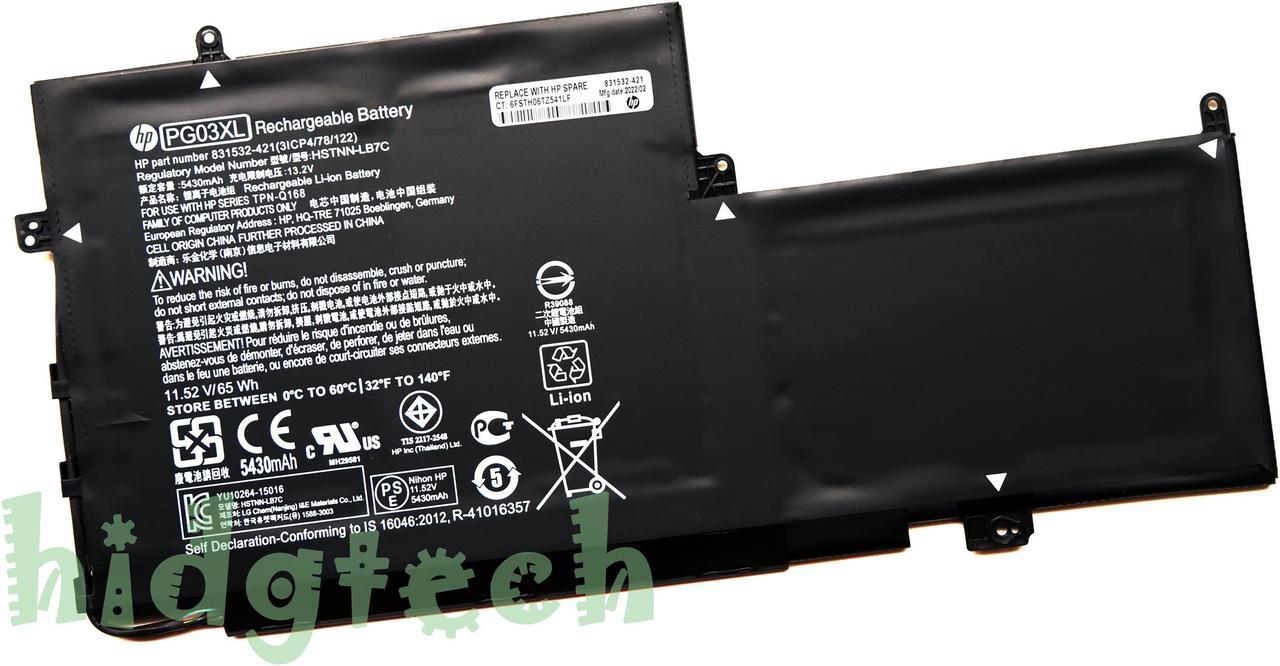 New Genuine PG03XL Battery for HPSpectre X360 15-AP 15-AP000NF AP000NX AP001NF AP002NG Series HSTNN-LB7C 831532-422