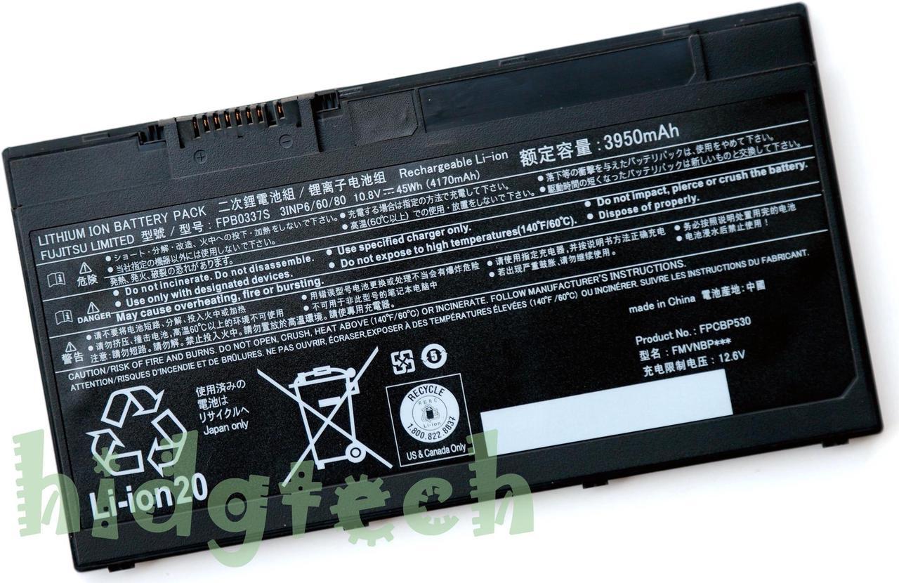 New Genuine FPB0337S FPCBP530 Battery for Fujitsu Lifebook P727 P728 U727 U728 U729 U729X Series 3INP6/60/80