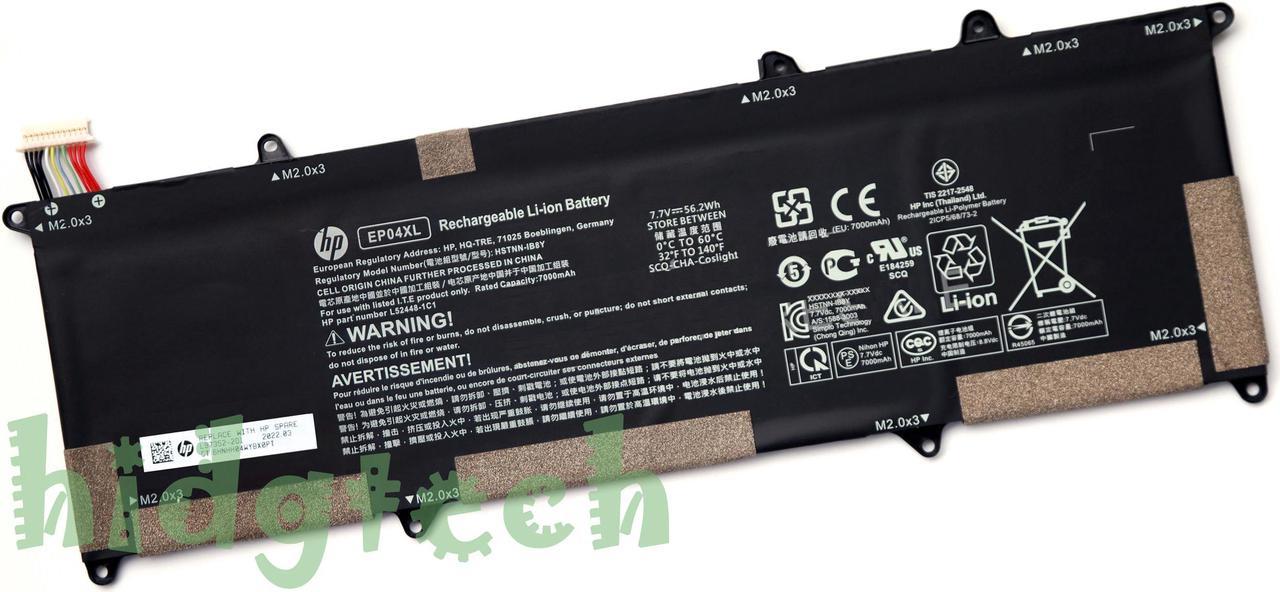 New Genuine EP04XL Battery for HPElite Dragonfly G1 G2 Max HSTNN-IB8Y HSTNN-DB9J