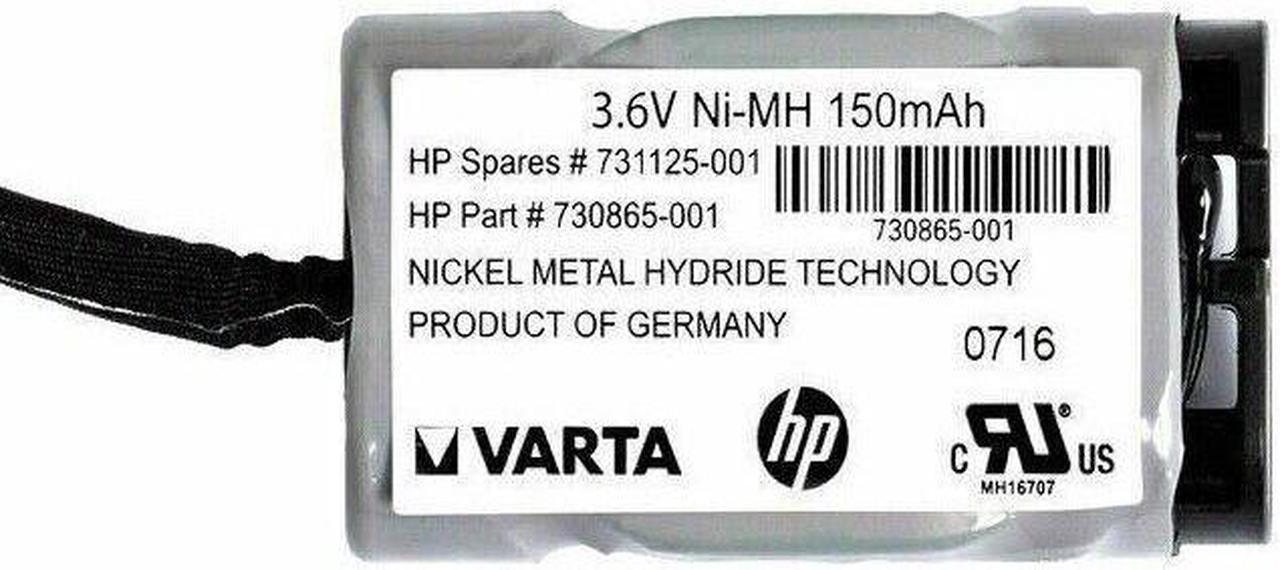 2023 Year New Genuine 731125-001 730865-001 for HPVarta DL580 G9 Cache Battery With Cable