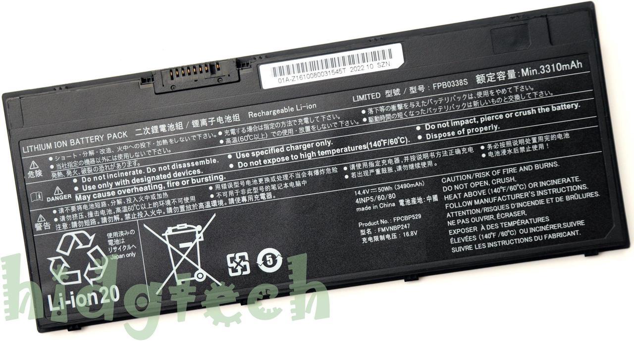 New Genuine FPB0338S FPCBP529 Battery for Fujitsu T937 T938 E548 E558 U747 U748 U757 Series 4INP5/60/80