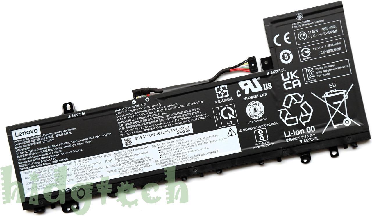 New Genuine L22B3PA4 / L22C3PA4 / L22D3PA4 / L22L3PA4 / L22M3PA4 Battery For IdeaPad Slim 5 14ABR8/14IRL8/16ABR8/16IAH8/16IRL8/ Series 31CP6/55/90