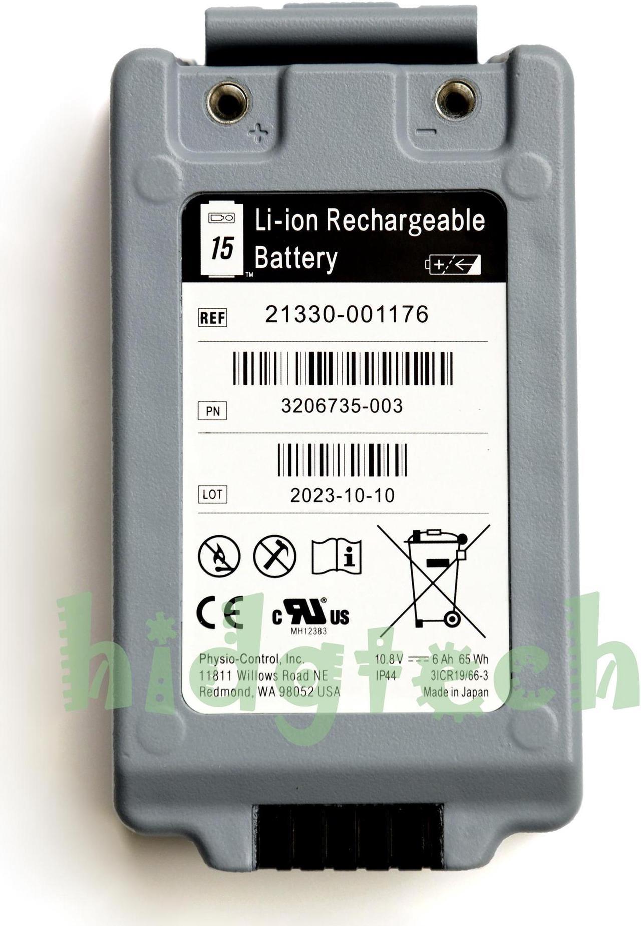 New Genuine REF 21330-001176 for Physio-Control LifePak15 Monitor Defibrillator Battery 3ICR19/66-3