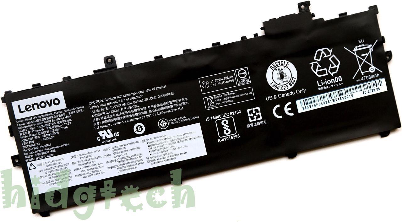 New Genuine  01AV430 01AV431 01AV429 01AV494 For Thinkpad X1 Carbon 5th 2017 6th 2018