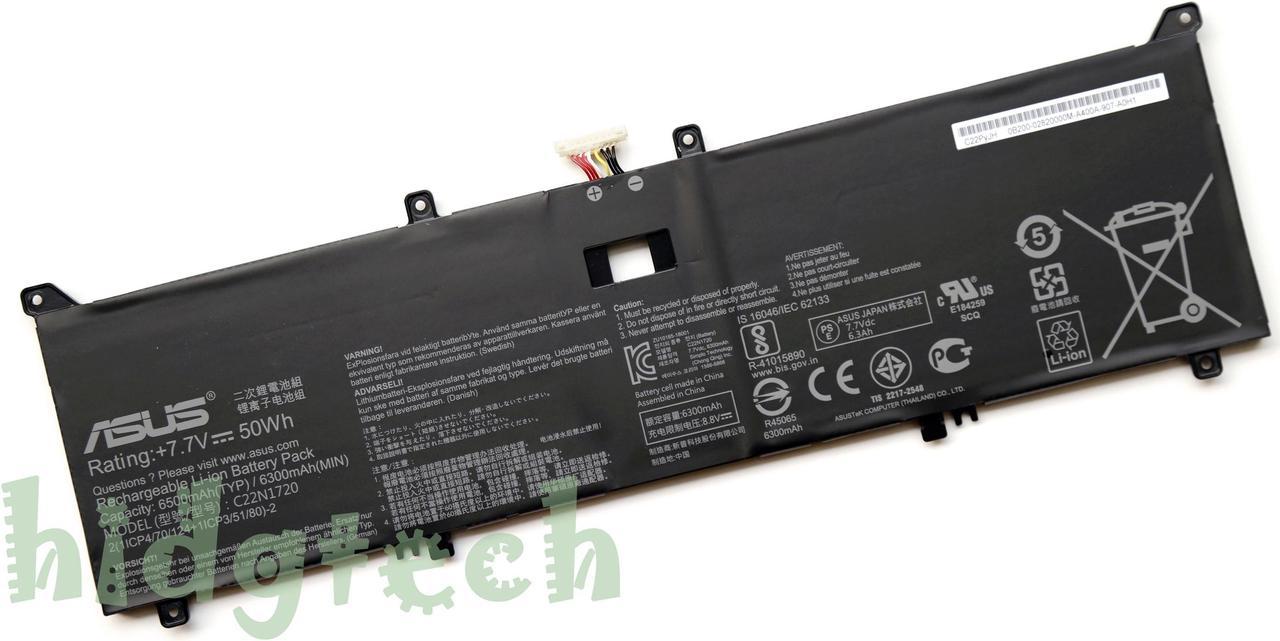 New Genuine C22N1720 C22PYJH Battery for AsusZenBook S UX391 UX391U UX391FA UX391UA UX391UA-1A Series