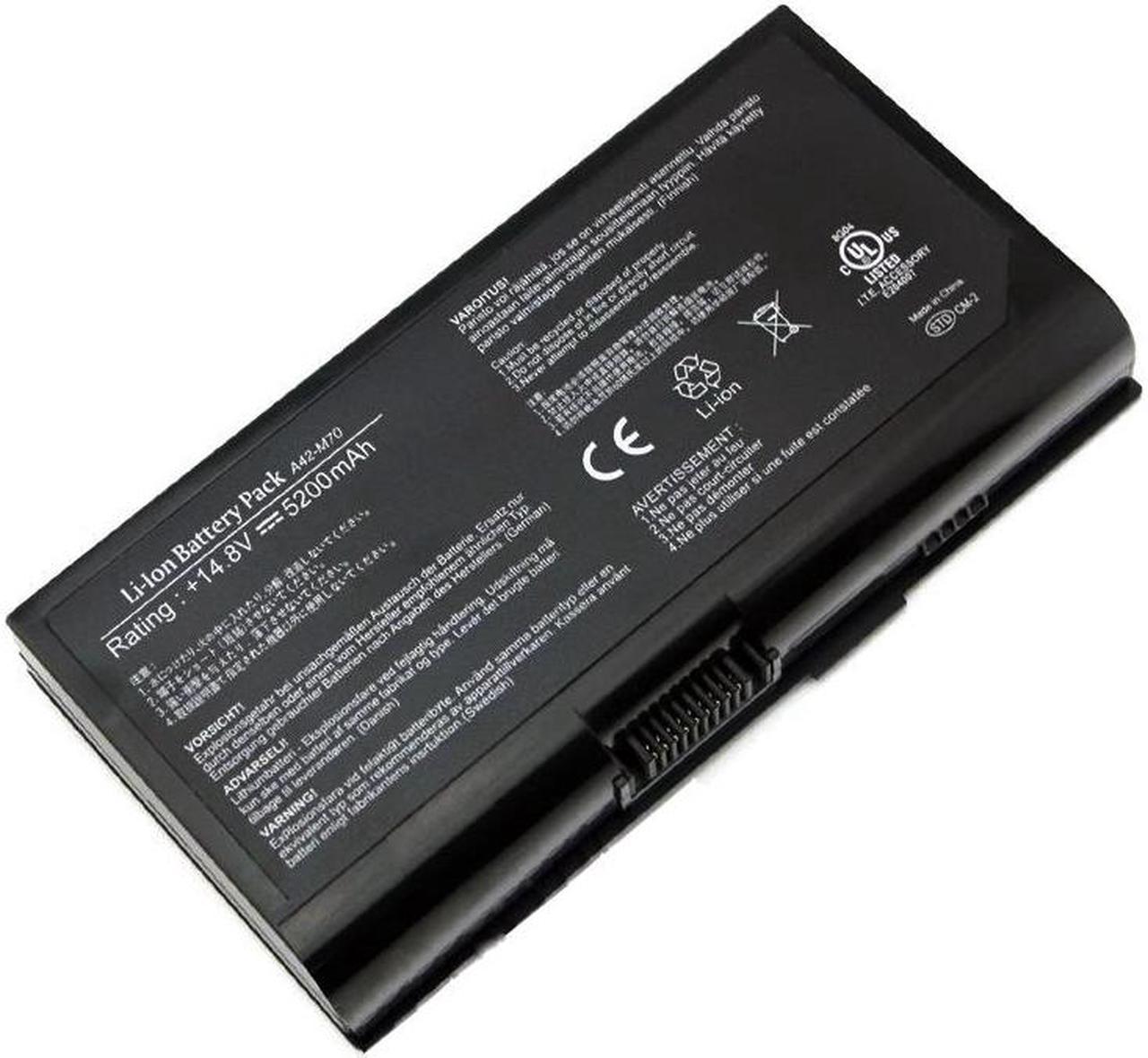 A42-M70 New Replacement Battery for AsusM70 N70 N90 X71 X72 G71 G72 F70 F70S F70SL G71G G71GX G72X G71V G71VG A32-F70 X72VR X72F X71VN M70L M70S M70V N70S N90S Series