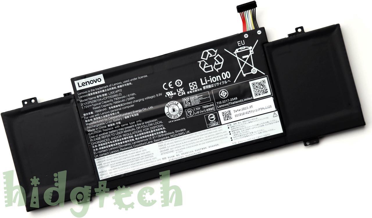 New Genuine L20C4PF2 L20D4PF2 L20M4PF2 Battery for LenovoYoga Slim 7 Carbon 14ACN6