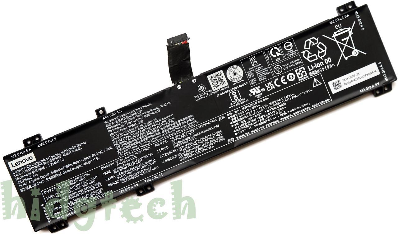 New Genuine L21C4PC2 L21D4PC2 L21M4PC2 L21M4PC3 L21C4PC1 Battery for Legion Y7000P R7000P R9000P Y9000P R9000K Y9000K 2022 Series 41CP4/62/141