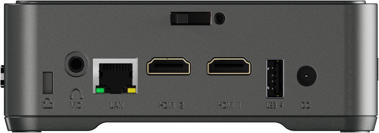 Alt view image 3 of 7 - Mini PC,12th Intel Alder Lake- N95 up to 3.4 GHz,8GB RAM+256GB ROM M.2 SSD,Mini Computer Support 2.5" SSD (up to 2TB),WiFi 2.4G/5G,BT 4.2,4K, Business, Home, Office mini desktop