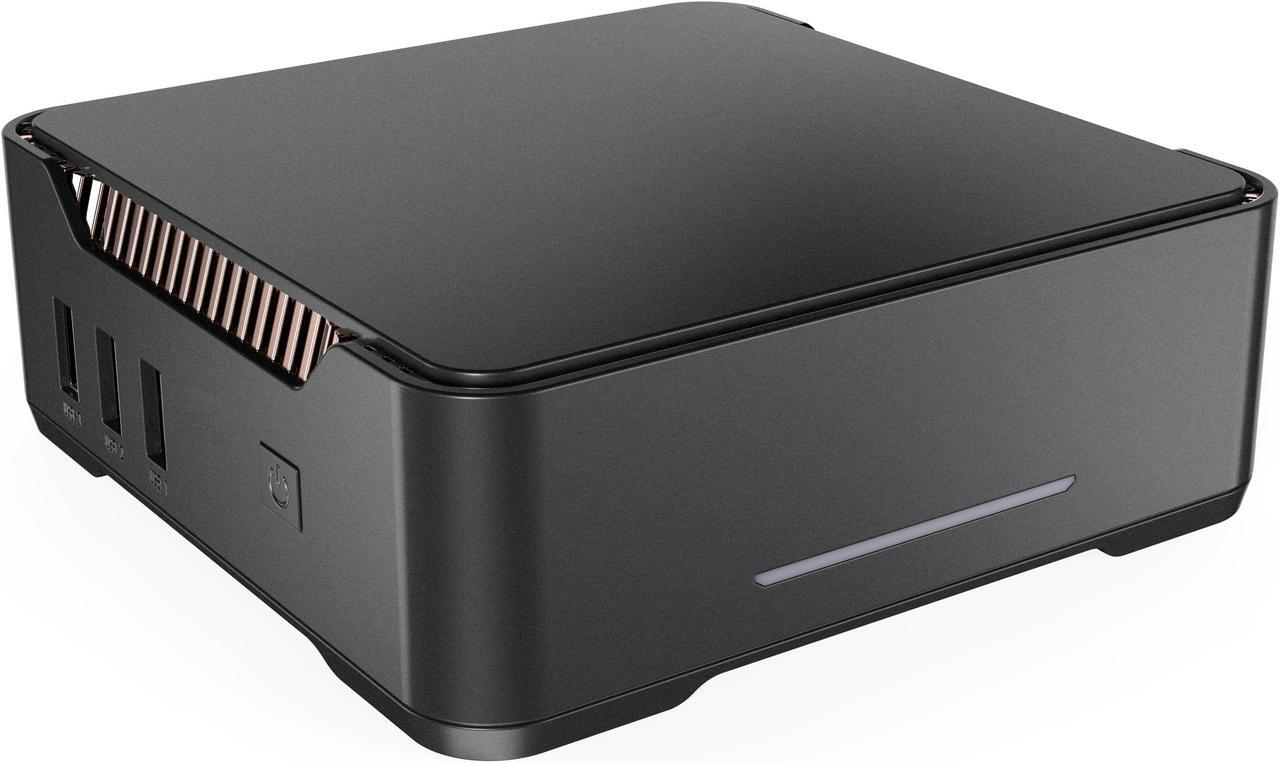 Alt view image 2 of 7 - Mini PC,12th Intel Alder Lake- N95 up to 3.4 GHz,8GB RAM+256GB ROM M.2 SSD,Mini Computer Support 2.5" SSD (up to 2TB),WiFi 2.4G/5G,BT 4.2,4K, Business, Home, Office mini desktop