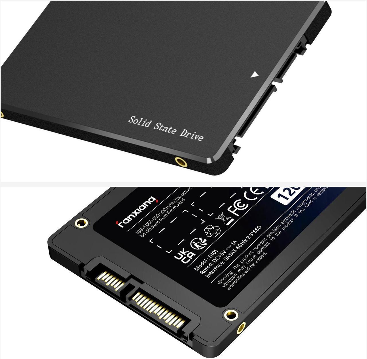 Alt view image 7 of 7 - fanxiang 256GB SSD SATA III 2.5" Internal Solid State Drive , 3D NAND TLC, Up to 550MB/s, Compatible with Laptops and PC Desktops