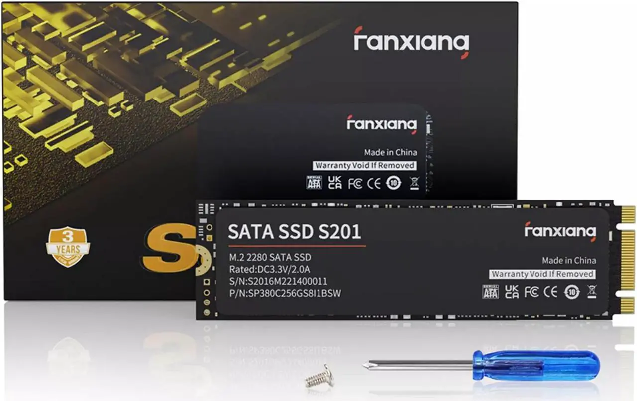 Main image of Fanxiang SSD 1TB M.2 2280 SATA Internal Solid State Drive, NGFF SATA III SSD Drive  , Up to 550MB/s 6Gb/s,3D Nand TLC , Compatible with Laptop and PC Desktop
