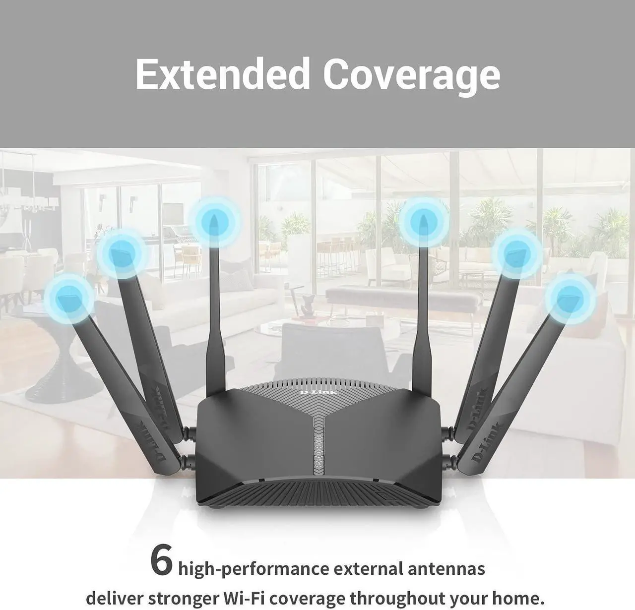 Alt view image 18 of 20 - D-Link WiFi Router AC3000 Mesh Smart Internet Network Works with Alexa & Google Assistant, MU-MIMO Tri Band Gigabit Gaming Mesh (DIR-3040-US)