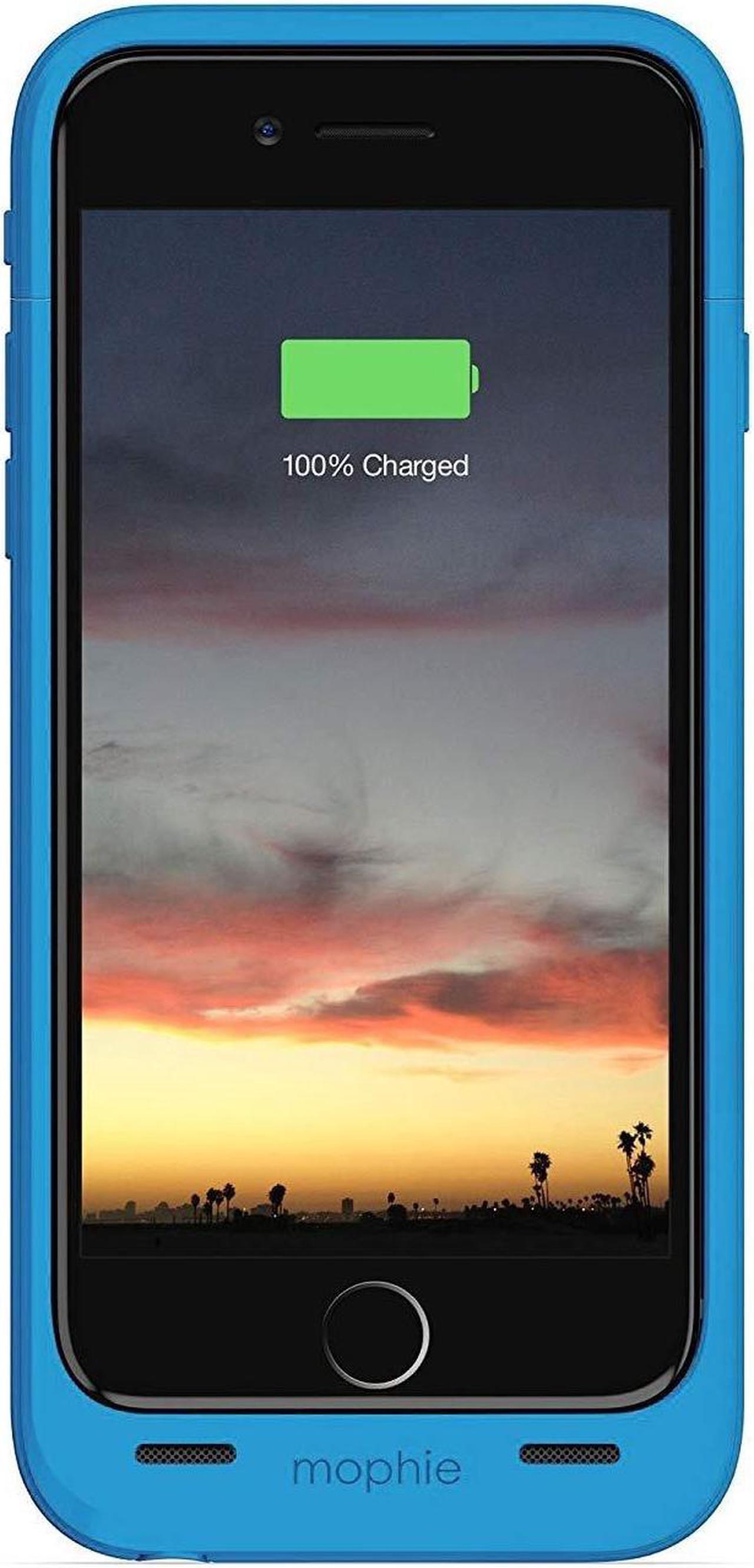 Alt view image 9 of 10 - mophie juice pack Air for iPhone 6/6s (2,750mAh)- Blue