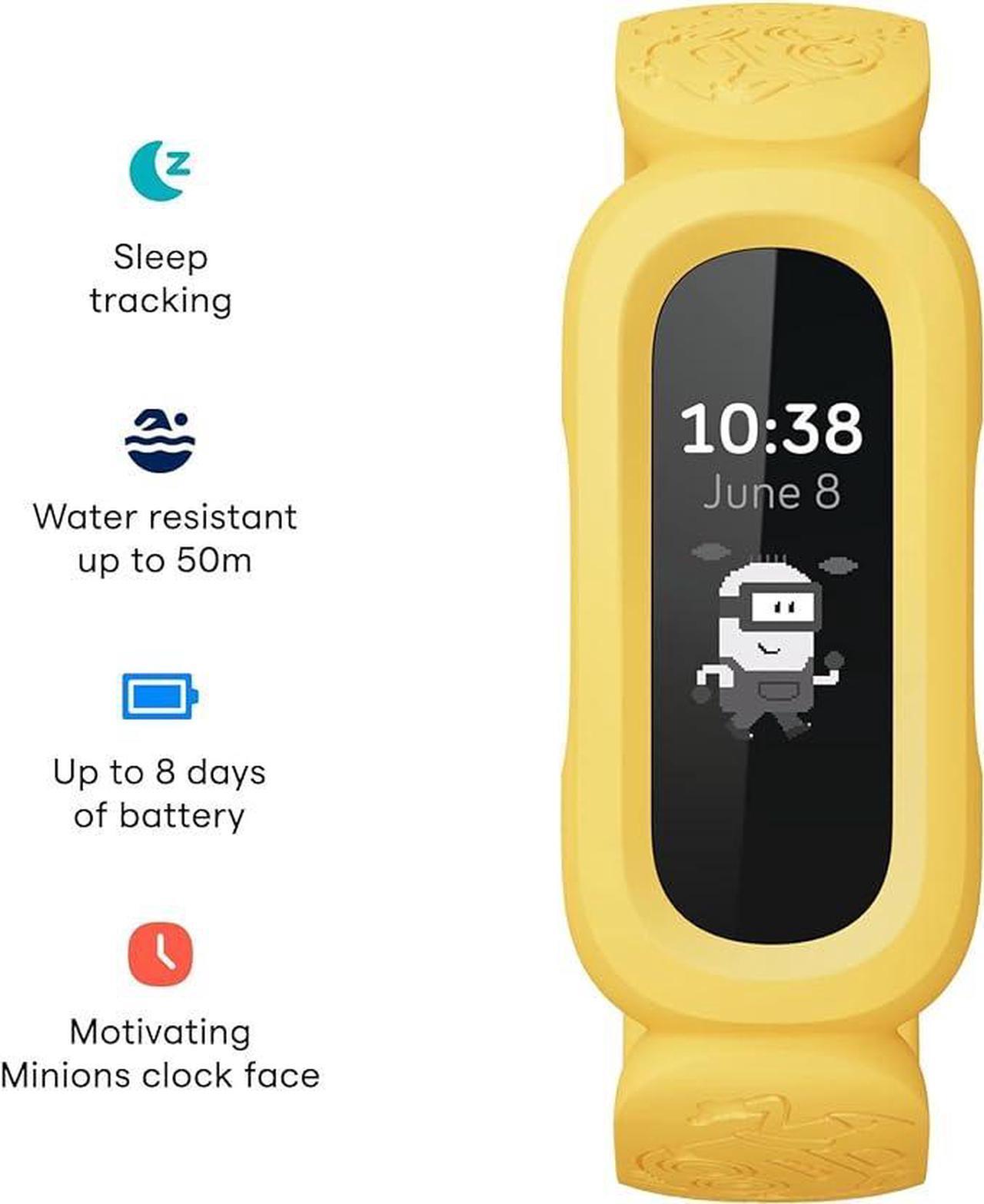 Alt view image 2 of 4 - Fitbit Kids Fitness Trackers, Sleep Tracker, Kids Fitness Tracker Watch Pedometer For Active Children (Yellow)