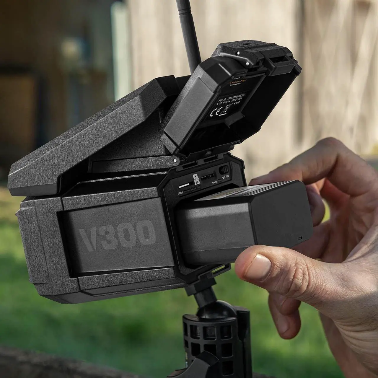Alt view image 6 of 6 - Extra Rechargeable Lithium Battery Pack for V300 & VKX Mobile Security Cameras, Long Lasting Lithium battery, Fast Charge 14 000mAh Capacity, Weather Resistant