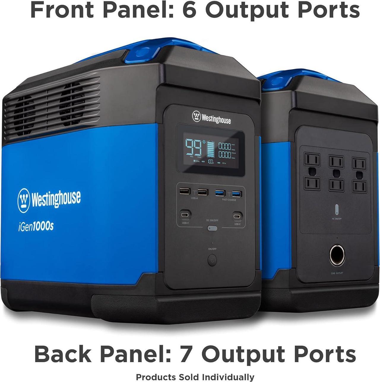 Alt view image 2 of 7 - 155Wh 150 Peak Watt Portable Power Station and Solar Generator, Pure Sine Wave AC Outlet, Backup Lithium Battery for Camping, Home, Travel, Indoor/Outdoor Use (Solar Panel Not Included)