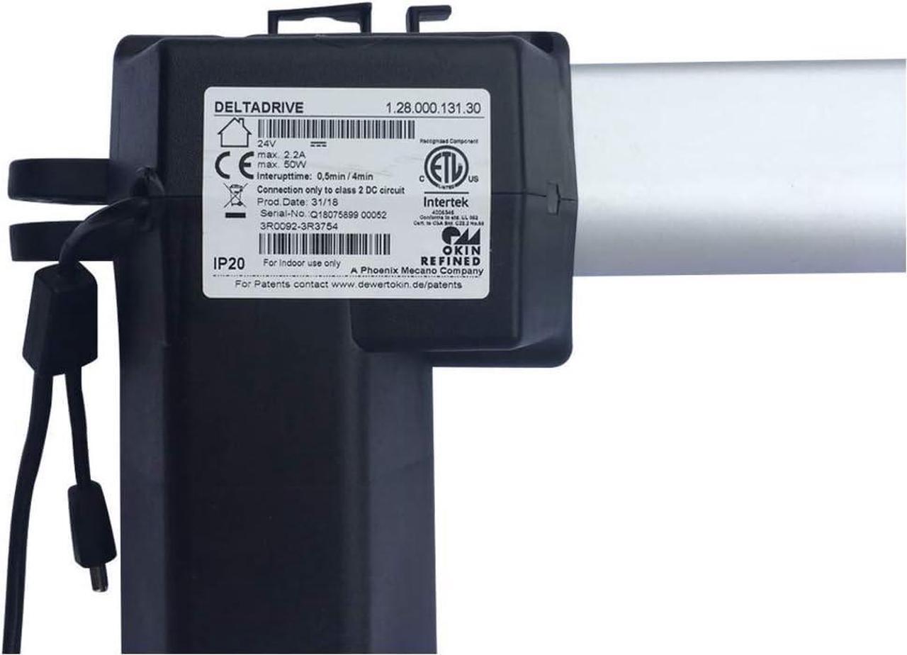 Alt view image 6 of 7 - Deltadrive Motor Actuator Model 1.28.000.131.30 Replacement Kit for Electric Recliner Lift Chair