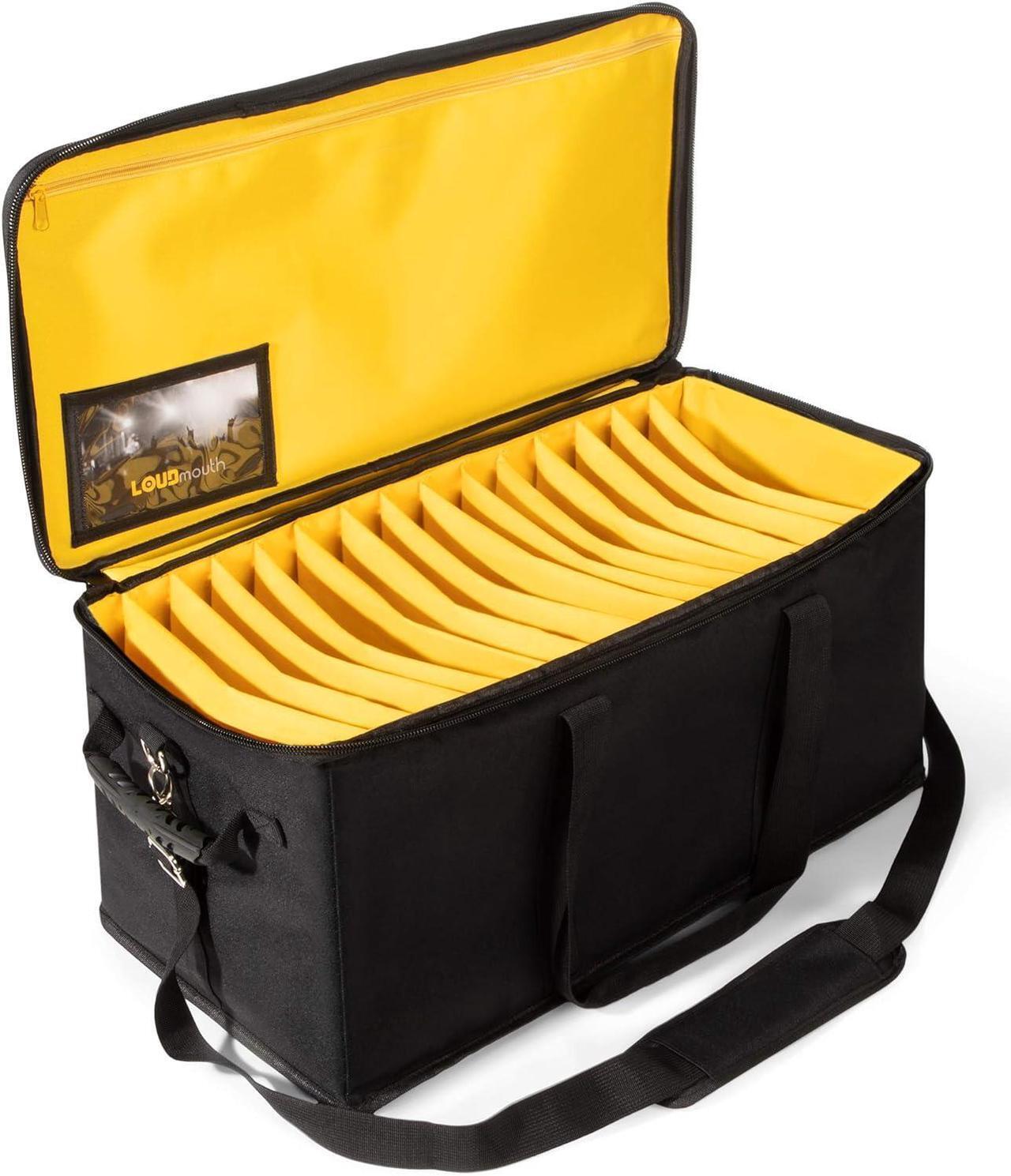 Main image of Large Cable File Bag | Music Cord Organizer Case for Musician and DJ | Professional Durable Gig Bag for Sound Lighting Camera Gear Equipment and Accessories