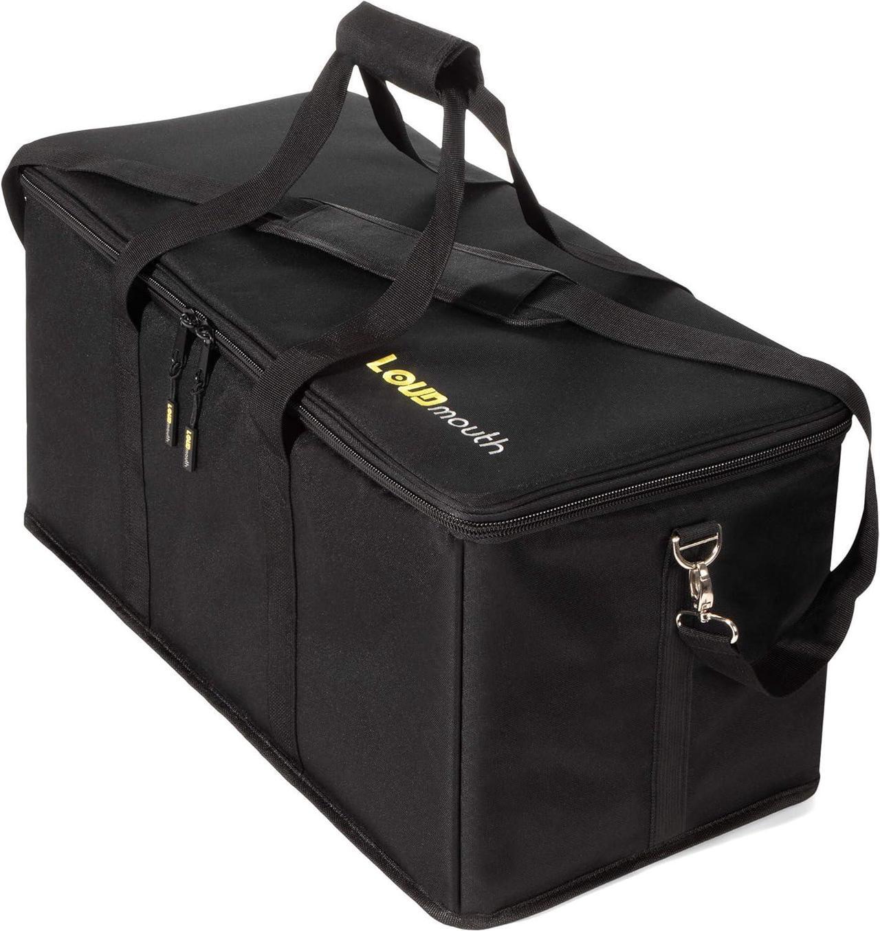 Alt view image 3 of 7 - Large Cable File Bag | Music Cord Organizer Case for Musician and DJ | Professional Durable Gig Bag for Sound Lighting Camera Gear Equipment and Accessories