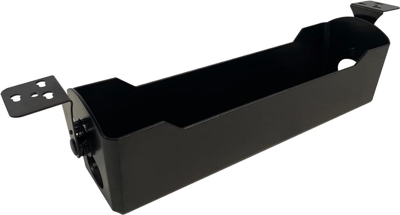 Main image of Cable Management Tray - Under Desk Cord & Wire Organizer - Ideal for Home Office Sit Stand Desks - Fits Adjustable Electric Standing Desk 48x30, 60x30, 60x24, 72x30 - Easy Assembly (Black)