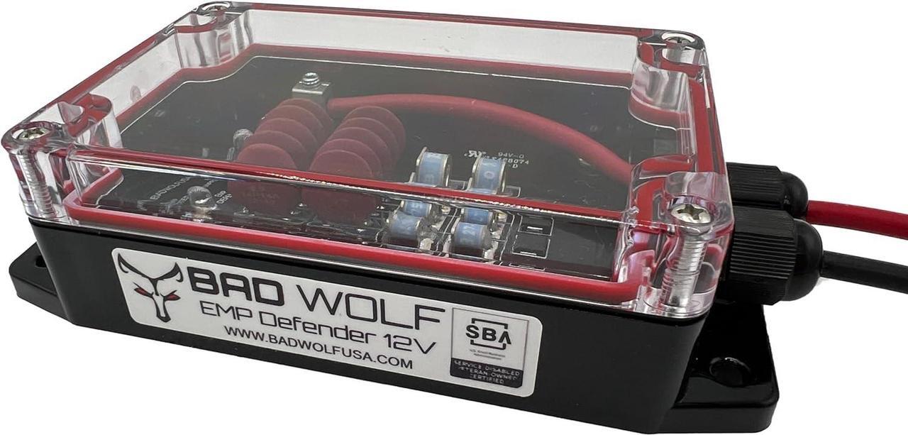 Alt view image 2 of 5 - Bad Wolf EMP Defender 12V Vehicle Surge Protector with 250kA Surge Current Rating 12VEMP250KA