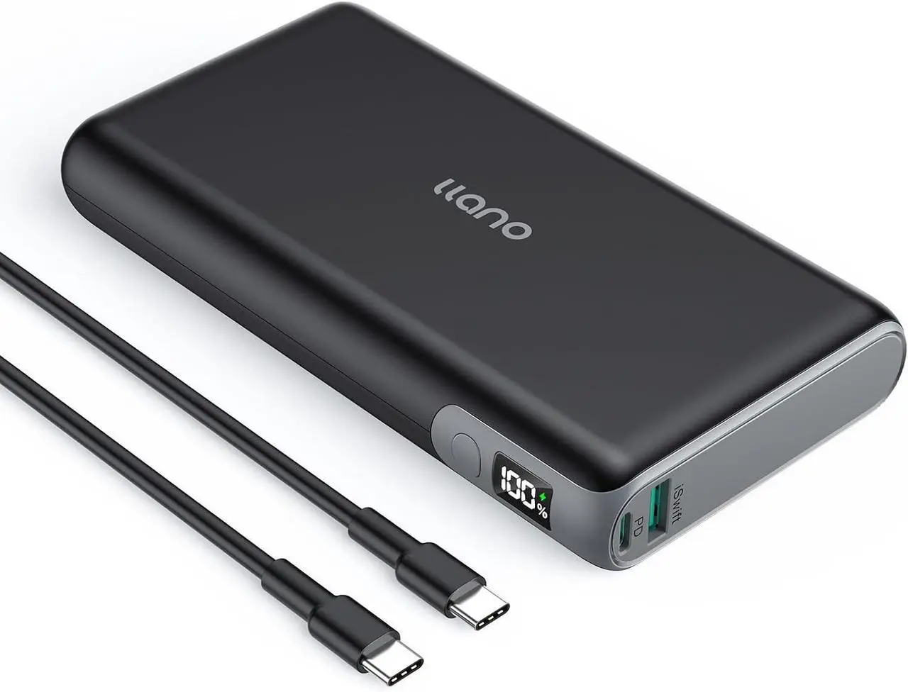 Main image of 100W Power Bank, 30000mAh Portable Laptop Charger USB C PD Battery Pack Compatible with MacBook Pro/Air, iPhone 15/14, S24, Steam Deck and More