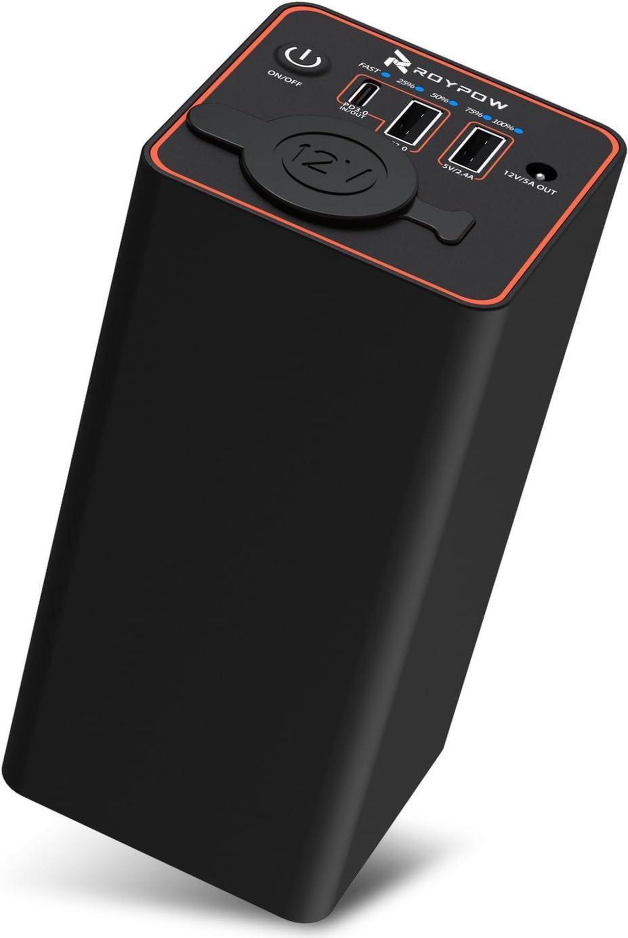 Main image of 30W PD Portable Charger with 12V/10A Cigarette Lighter Socket, 86.58Wh USB C Laptop Power Bank, 18W QC& 12V DC External Battery Pack, Perfect for MacBook Air iPad Phone Dash Cam or Camping