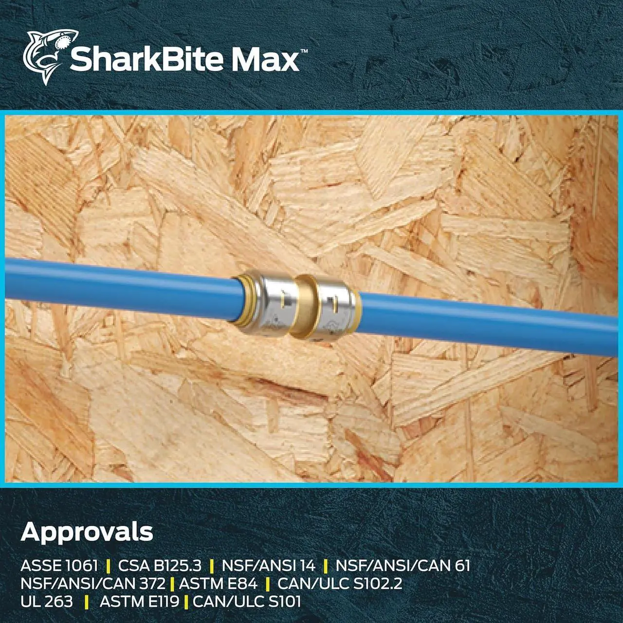 Alt view image 6 of 7 - Max 1/2 Inch Coupling, Pack of 12, Push to Connect Brass Plumbing Fitting, PEX Pipe, Copper, CPVC, PE-RT, HDPE, UR008