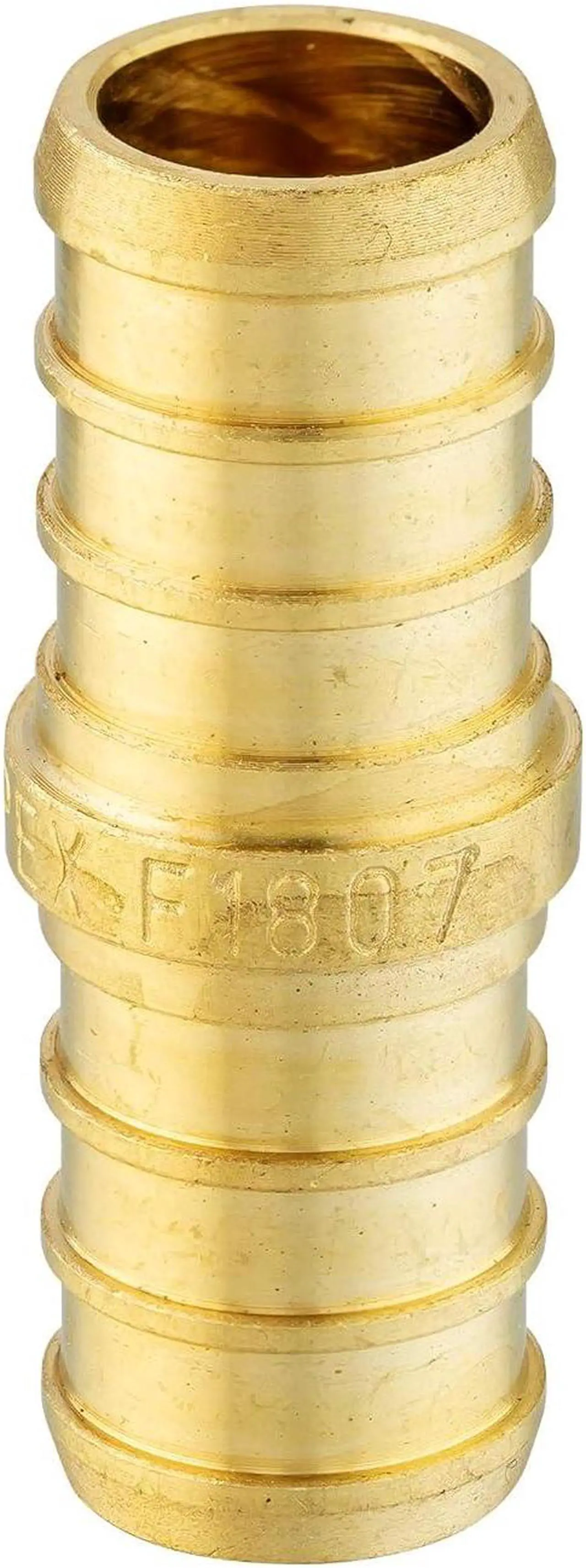 Alt view image 3 of 7 - (Pack of 45) EFIELD 3/4" Barb Pex Brass Crimp Fittings 15 Pieces each: Tee, Elbow and Coupling For Pex Tubing Connection, ASTM F1807