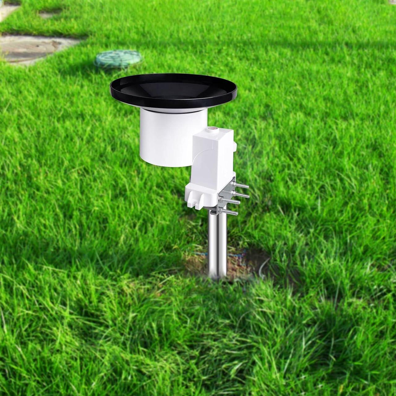 Alt view image 5 of 7 - WH5360B Wireless Rain Gauge High Precision Digital 3-in-1 Weather Station with Indoor Thermometer and Hygrometer