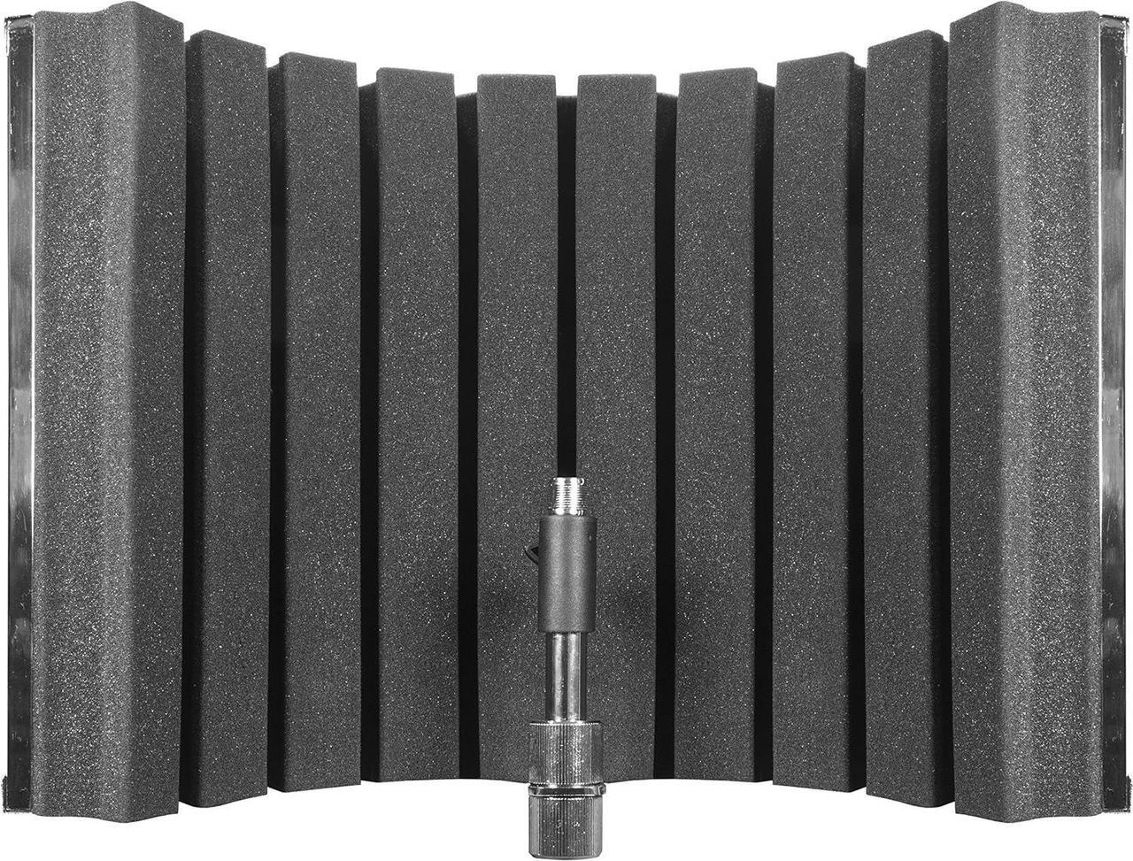 Alt view image 5 of 7 - Pro Audio RF-30 Studio Microphone Reflection Filter Isolation Shield Absorber Filter Vocal Isolation Booth with Lightweight Aluminum Panel, Thick Soundproofing Foams for Mic Stand