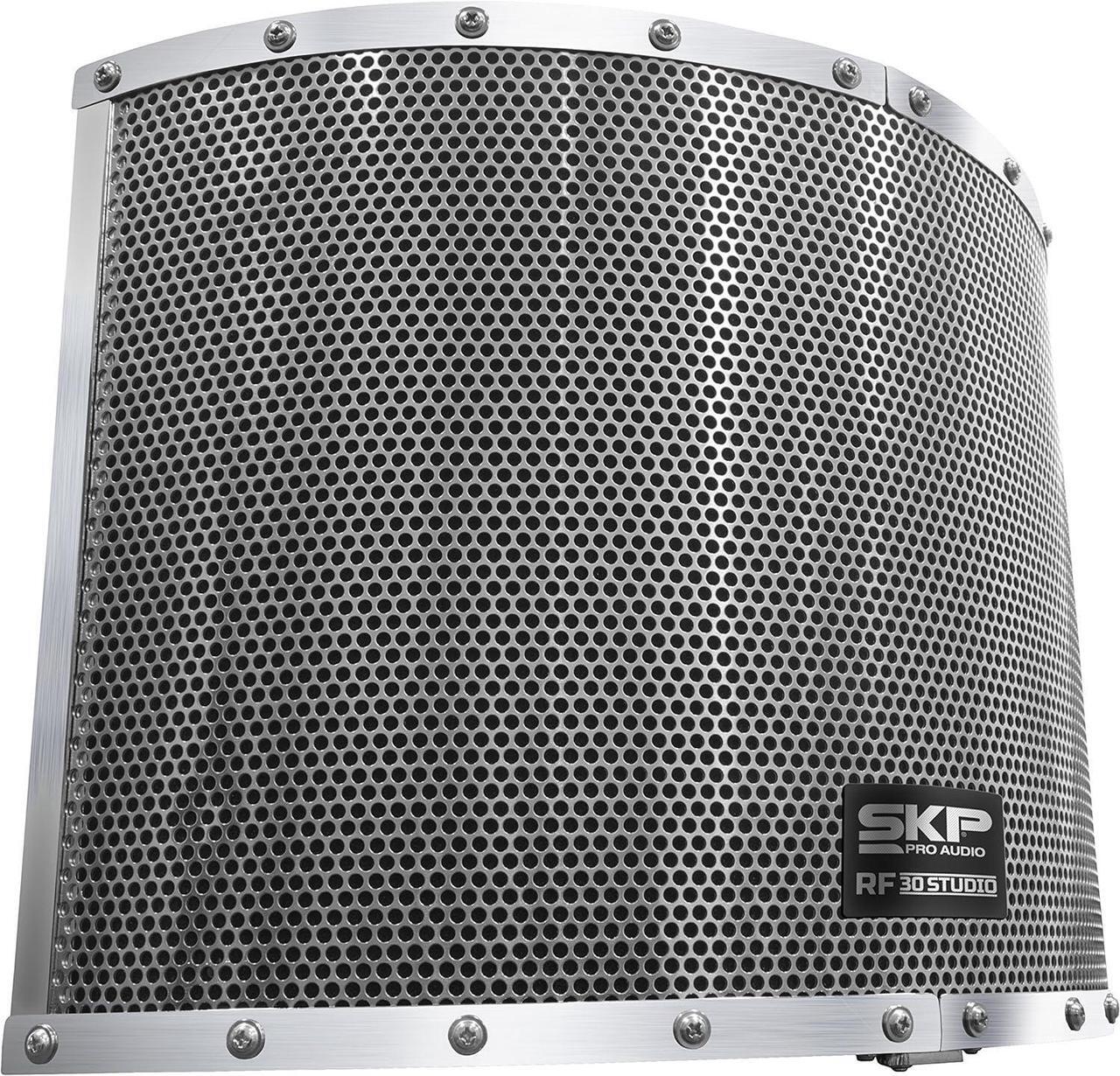 Alt view image 2 of 7 - Pro Audio RF-30 Studio Microphone Reflection Filter Isolation Shield Absorber Filter Vocal Isolation Booth with Lightweight Aluminum Panel, Thick Soundproofing Foams for Mic Stand