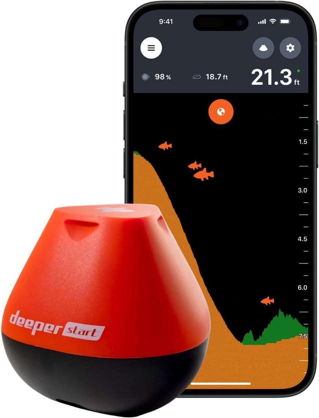 Main image of Smart Fish Finder - Portable Fish Finder and Depth Finder For Recreational Fishing From Dock, Shore Or Bank | Castable Deeper Fish Finder with FREE User Friendly App | Phone Compatible
