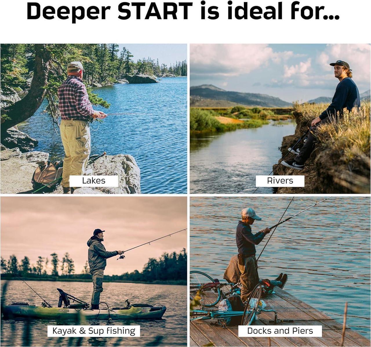 Alt view image 3 of 7 - Smart Fish Finder - Portable Fish Finder and Depth Finder For Recreational Fishing From Dock, Shore Or Bank | Castable Deeper Fish Finder with FREE User Friendly App | Phone Compatible