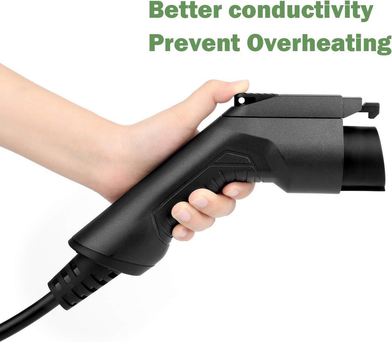 Alt view image 7 of 7 - 40A 20 Feet EV Charger Extension Cord for J1772 Electric Vehicle Charging Stations
