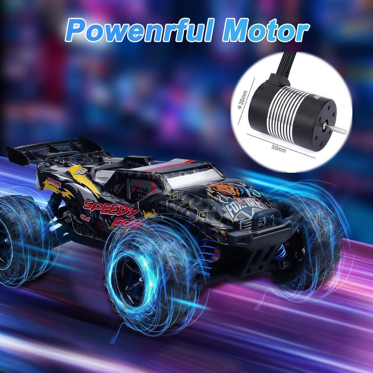 Alt view image 3 of 7 - 5900KV Sensorless Brushless RC Motor 120A Brushless ESC & Program Card Set Waterproof Motor ESC Combo 3.175mm Shaft Motor for 1:10 Scale RC Car Truck Update Parts