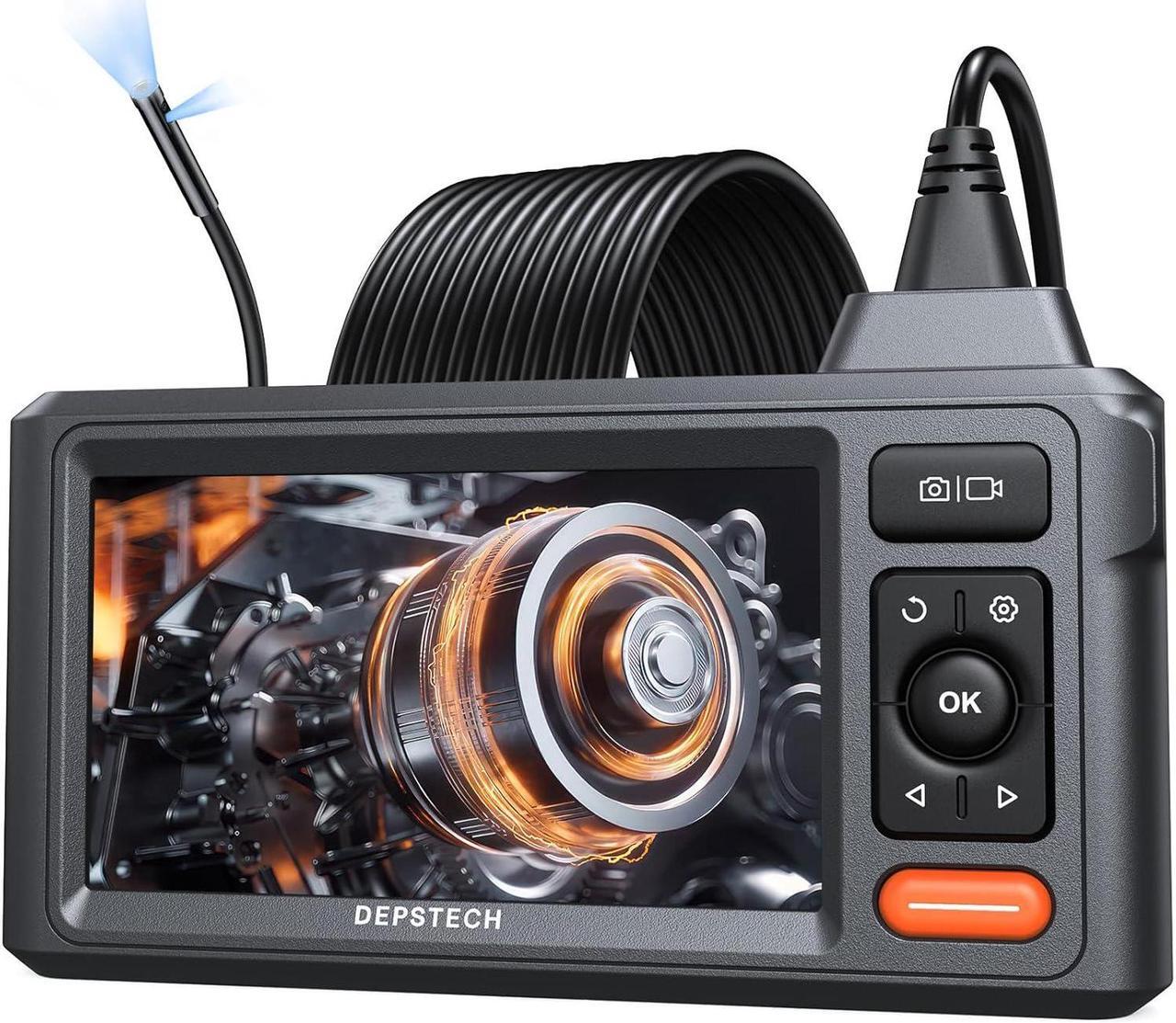 Main image of Endoscope Camera with Light, DEPSTECH 1080P HD Borescope with 5" IPS Screen, 16.5FT Flexible Sewer Camera, IP67 Waterproof Plumbing Snake Camera, Cool Gadgets for Men, Women
