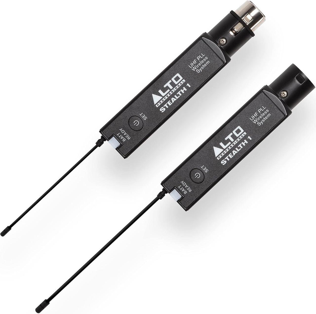 Main image of Mono UHF XLR Wireless Audio System, Transmitter and Receiver for Powered Speakers, Mixers and Dynamic Microphones,black