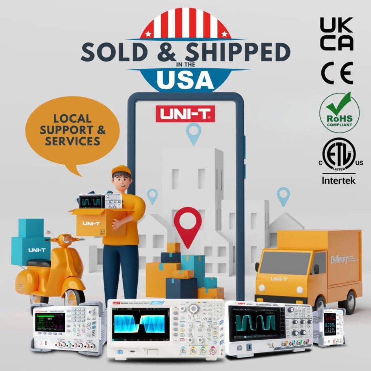 Alt view image 5 of 5 - UDP3305S-E Programmable Linear DC Laboratory Power Supply with 4 Channels, 328W, 10mV, 1mA Resolution; Voltage <0.3%+20mV Current <0.2%+5mA Setting Accuracy