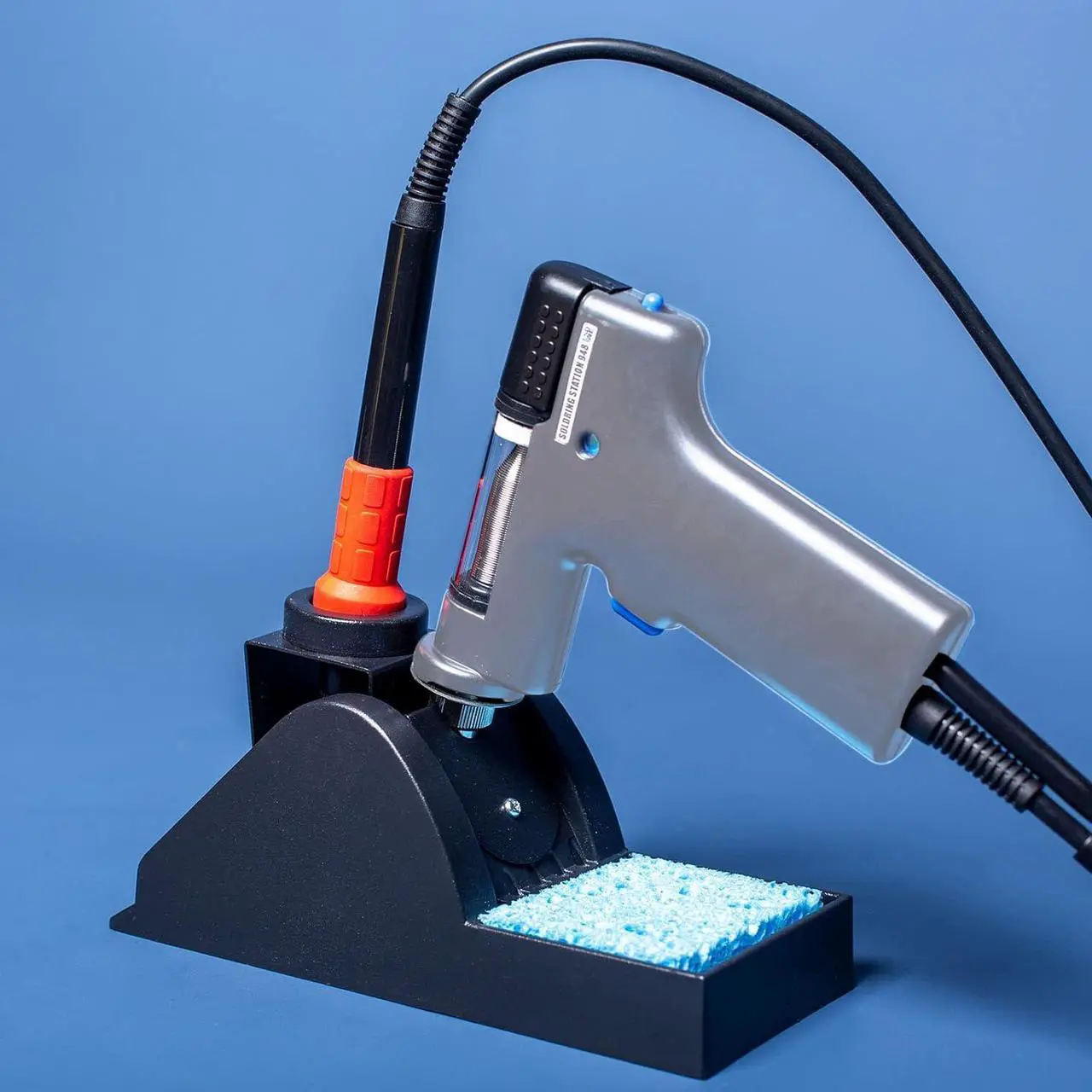 Alt view image 4 of 7 - 948-III 2-IN-1 ESD Safe Desoldering Station and Soldering Station with Desoldering Gun, Soldering Iron, Sleep Mode, Temperature Calibration with 28 Pcs Accessories.
