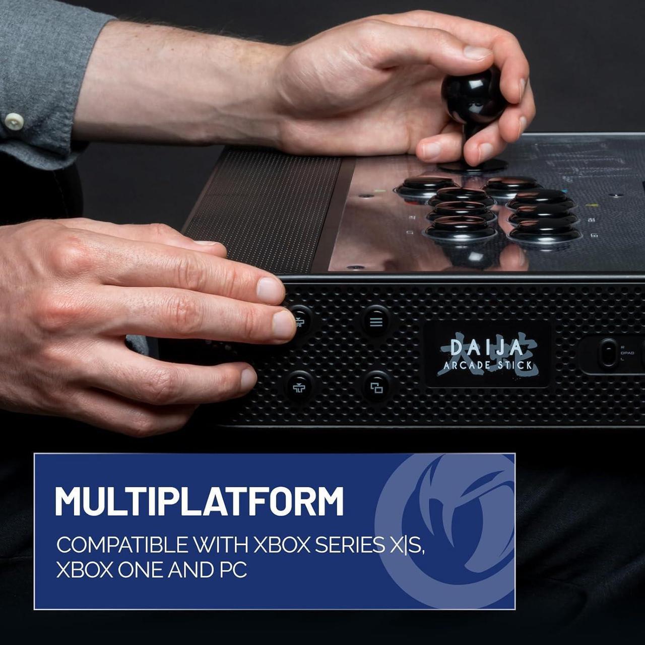 Alt view image 3 of 7 - Arcade Fight Stick Officially Licensed for Xbox Series X | S, Xbox One, Windows 10 | 11 PCs