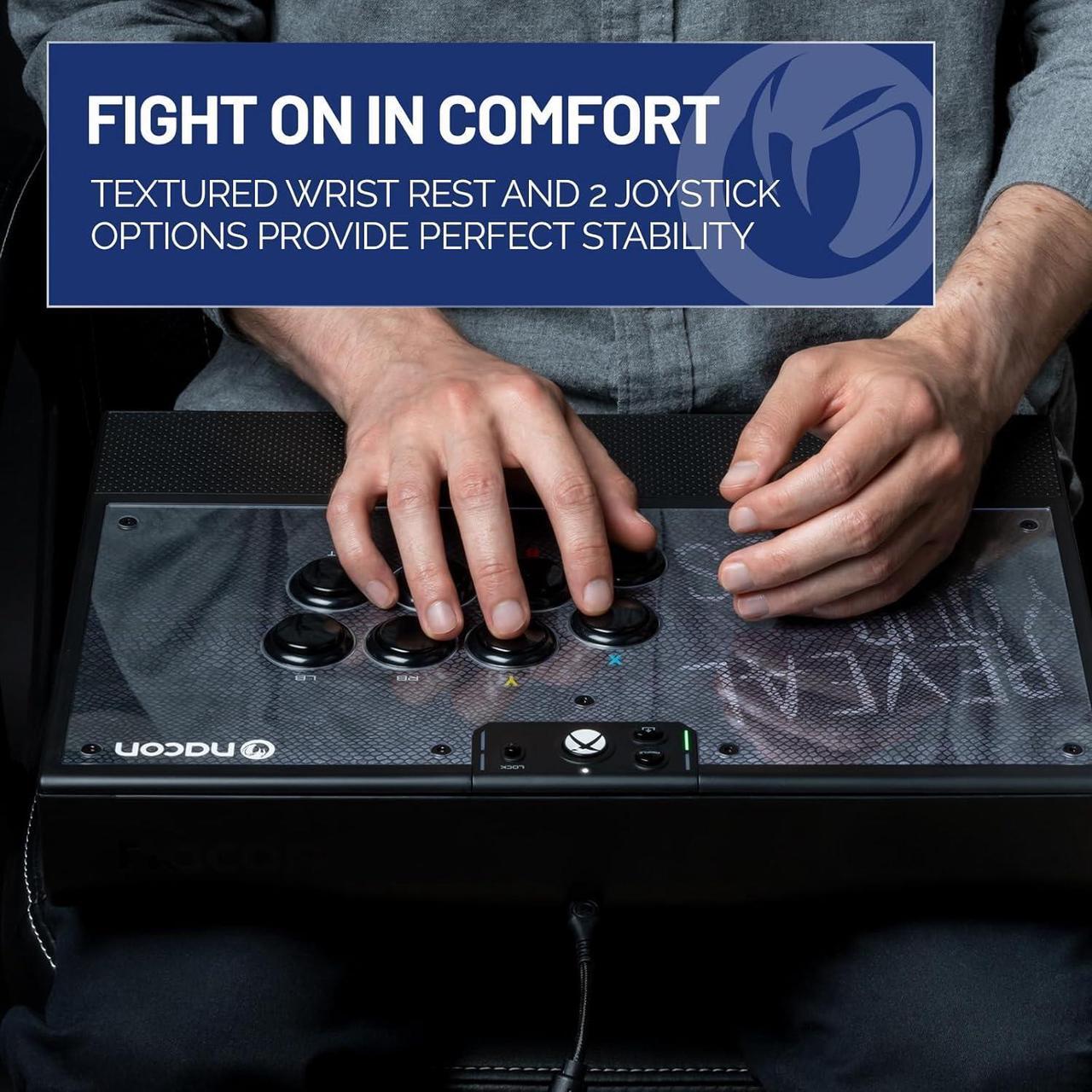 Alt view image 4 of 7 - Arcade Fight Stick Officially Licensed for Xbox Series X | S, Xbox One, Windows 10 | 11 PCs