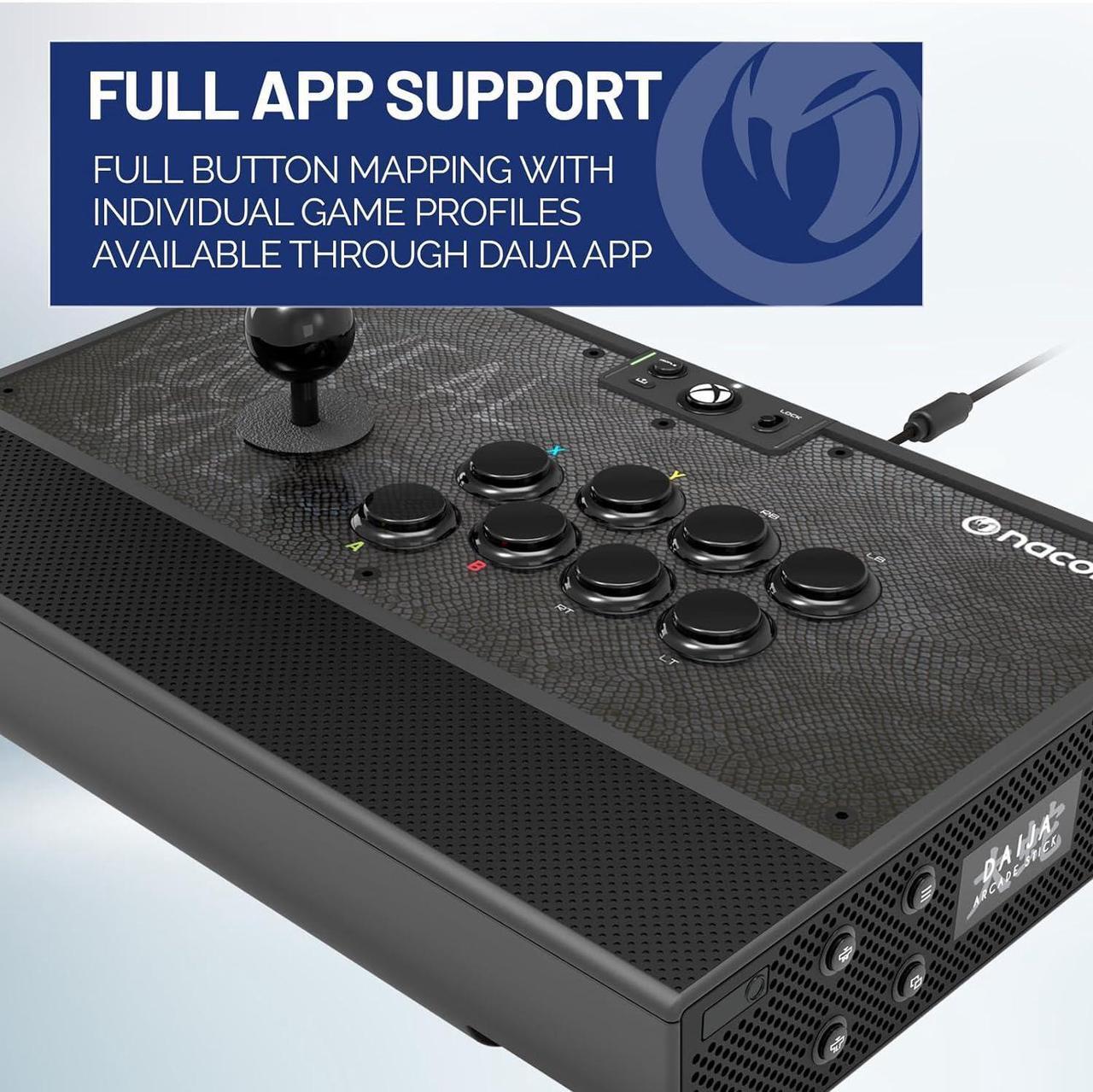 Alt view image 6 of 7 - Arcade Fight Stick Officially Licensed for Xbox Series X | S, Xbox One, Windows 10 | 11 PCs