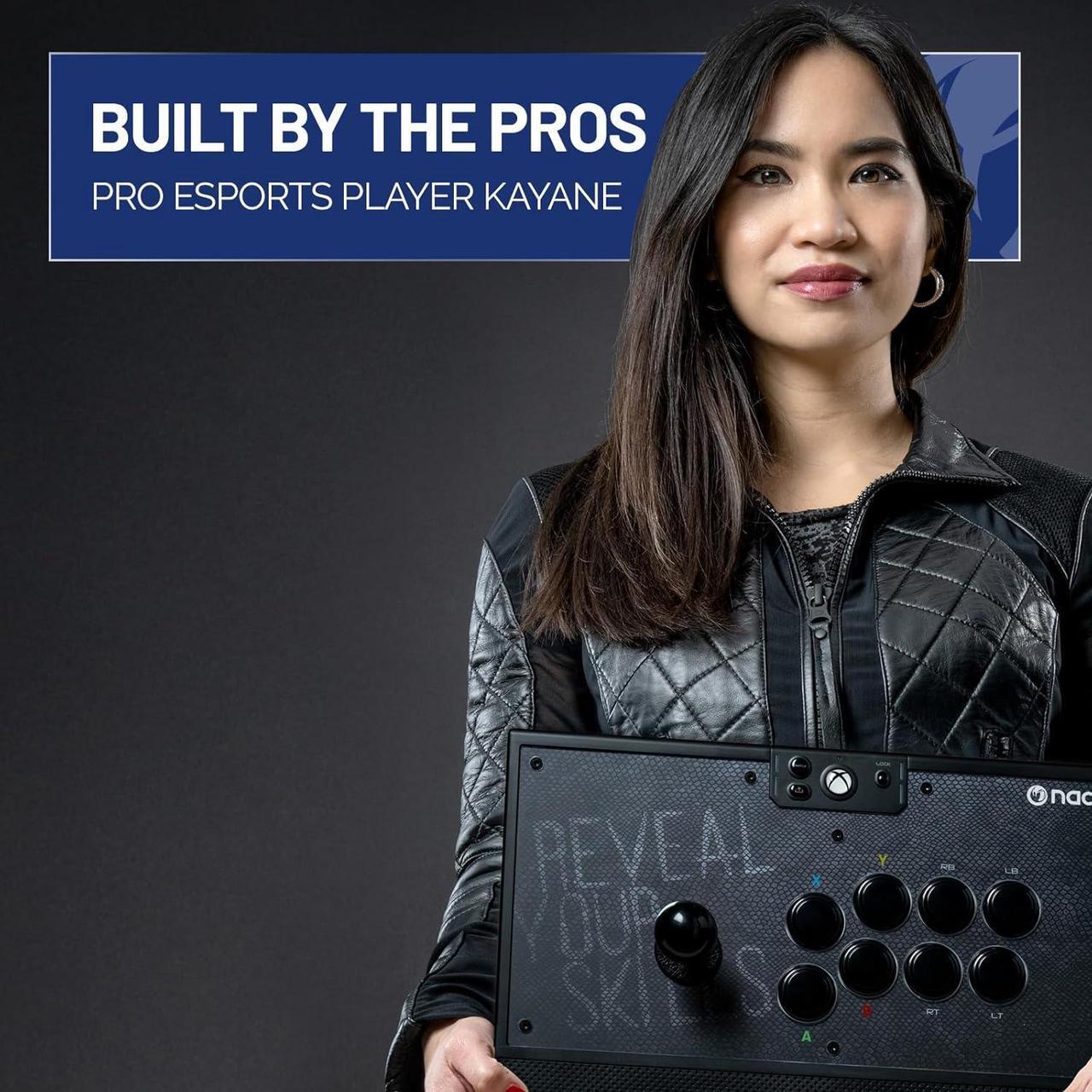 Alt view image 7 of 7 - Arcade Fight Stick Officially Licensed for Xbox Series X | S, Xbox One, Windows 10 | 11 PCs