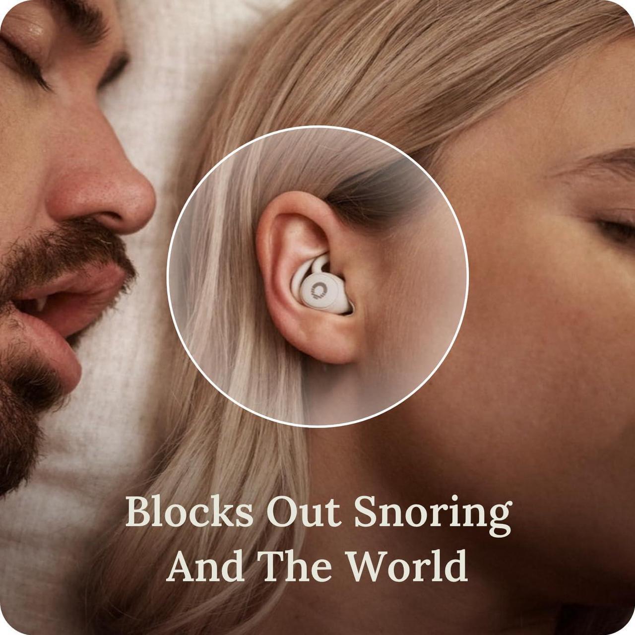 Alt view image 2 of 7 - Comfortable Side Sleeper Headphones | Up to 10 Hours of Bluetooth LE Streaming | Science-Backed Sleep Sounds | Snore Blocking Comfortable Earbuds