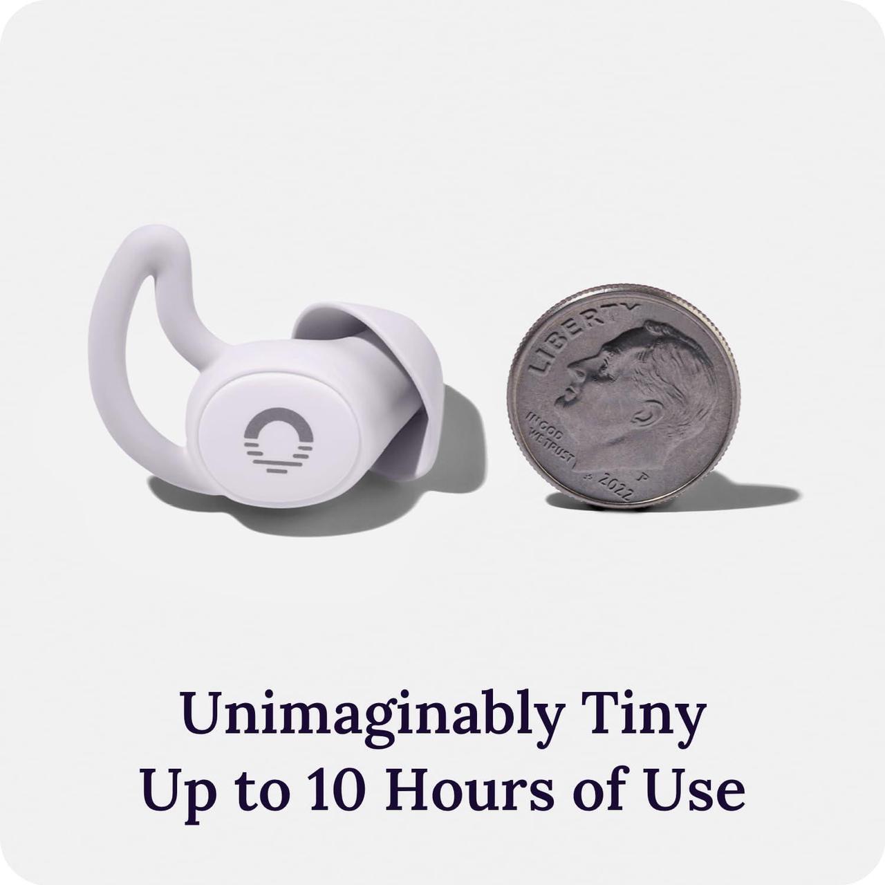 Alt view image 6 of 7 - Comfortable Side Sleeper Headphones | Up to 10 Hours of Bluetooth LE Streaming | Science-Backed Sleep Sounds | Snore Blocking Comfortable Earbuds