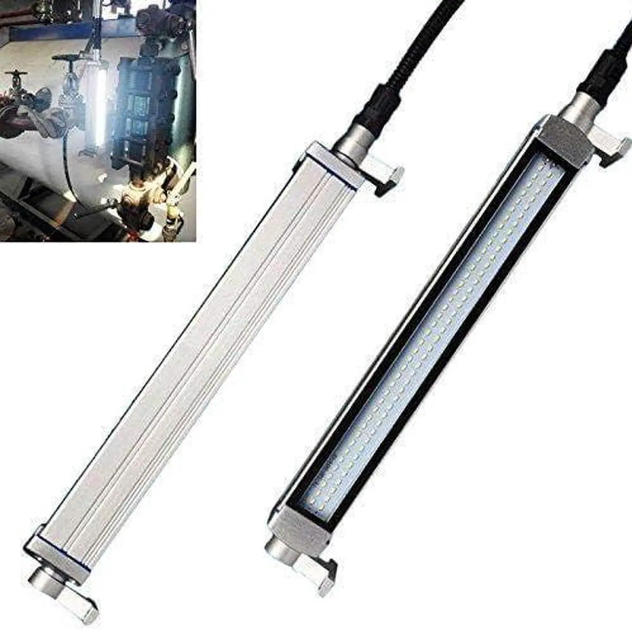Alt view image 6 of 7 - Industrial/Machine LED Tube Light28W 110-220V IP67 Explosion Proof LED Light/CNC Machine Interner Lighting White Light(28)